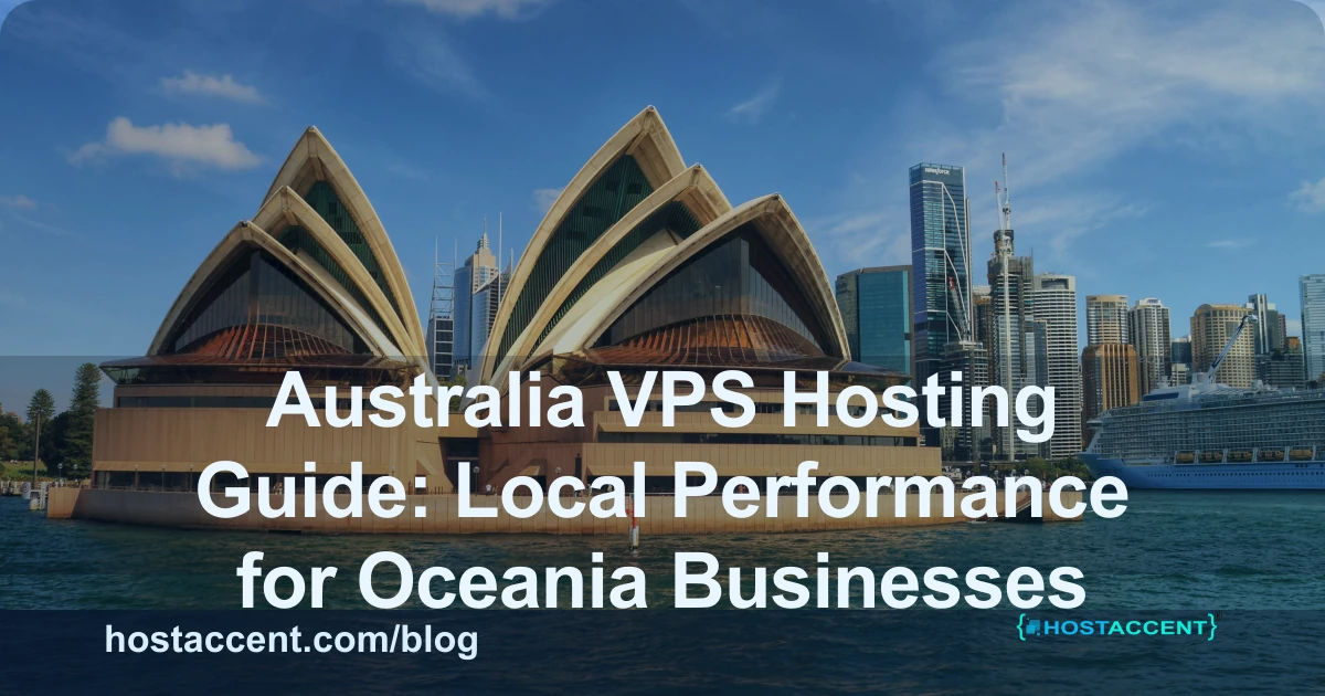 Australia VPS hosting Sydney server for Oceania business performance