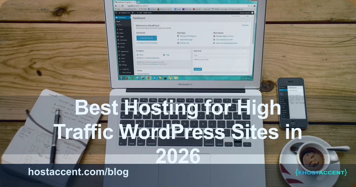 Best Hosting for High Traffic WordPress Sites in 2026 cover image