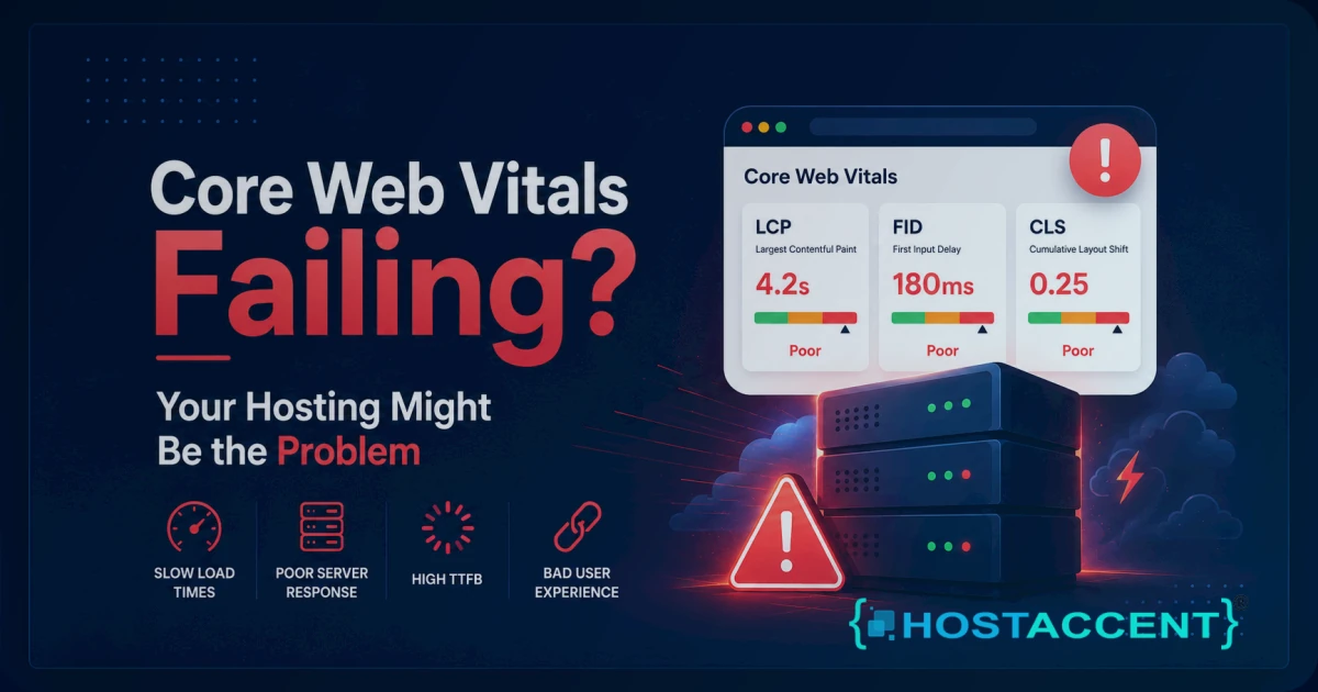 Core Web Vitals Failing? Your Hosting Might Be the Problem