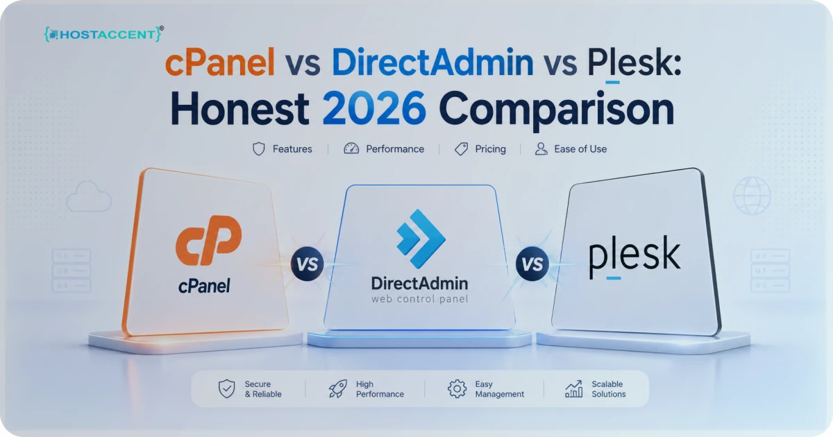 cPanel vs DirectAdmin vs Plesk: Honest 2026 Comparison