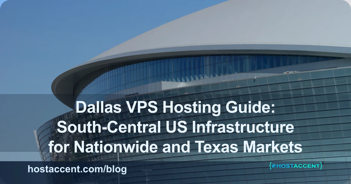 Dallas VPS hosting central Texas server for US business websites