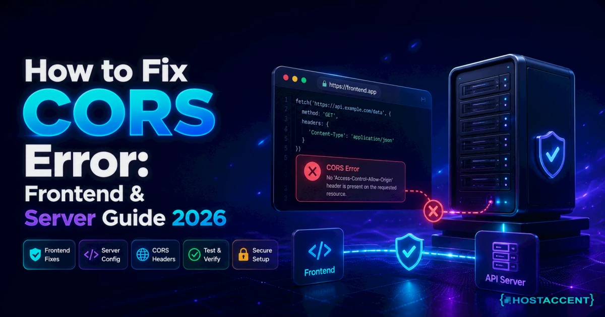 fix CORS error problems with Nginx and Apache server header configuration in 2026
