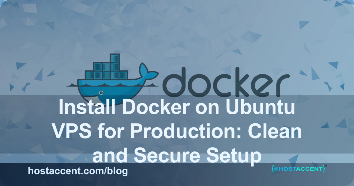 Install Docker on Ubuntu VPS for Production: Clean and Secure Setup - Linux Hosting guide cover image