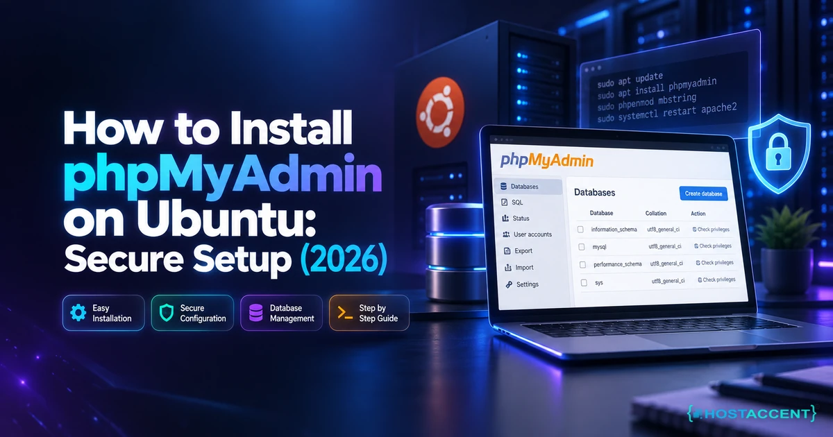 How to install phpMyAdmin on Ubuntu securely: Apache and Nginx setup with locked-down admin access in 2026