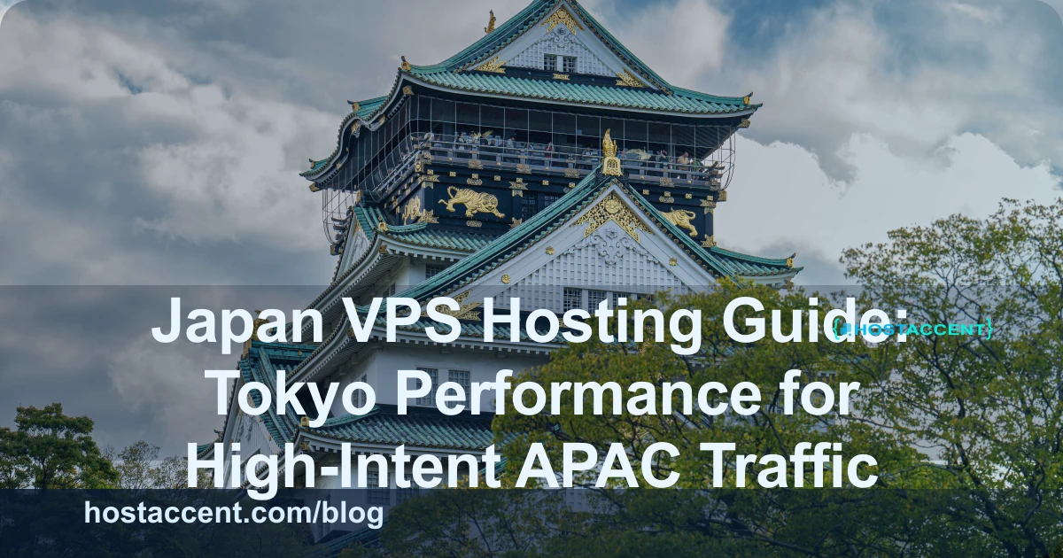 Japan VPS hosting Tokyo server low-latency infrastructure for APAC traffic