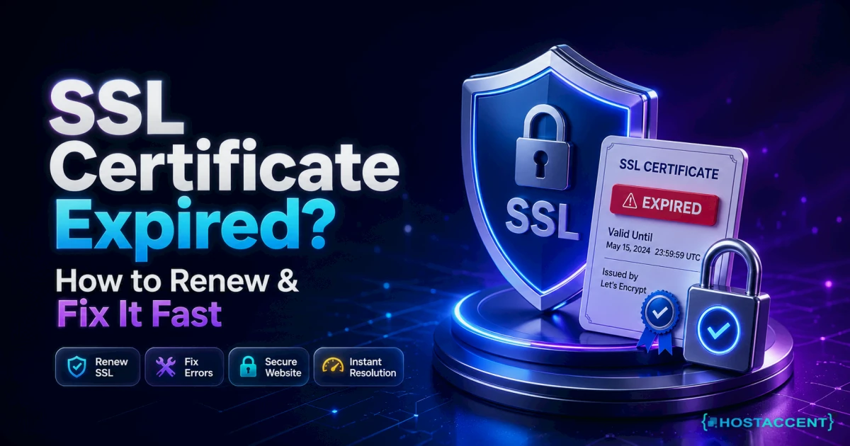 SSL certificate expired warning in a browser and the renewal steps that restore https, explained for 2026