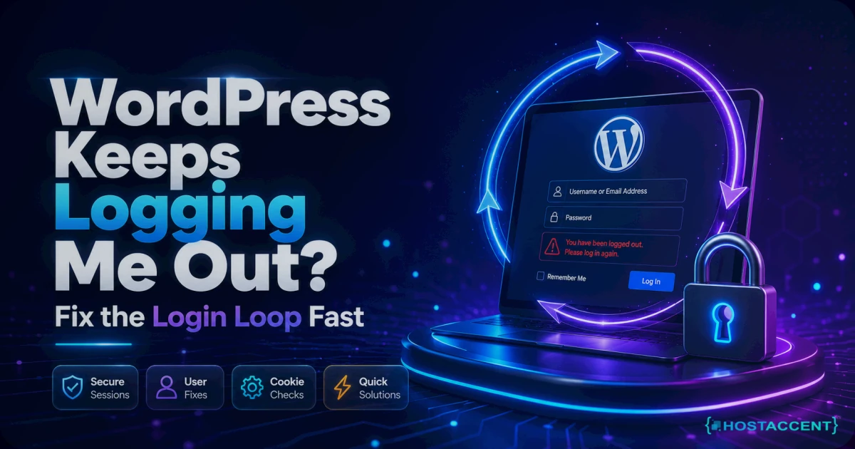 WordPress keeps logging me out: login loop caused by cookie, site URL and cache mismatches, fixed in 2026